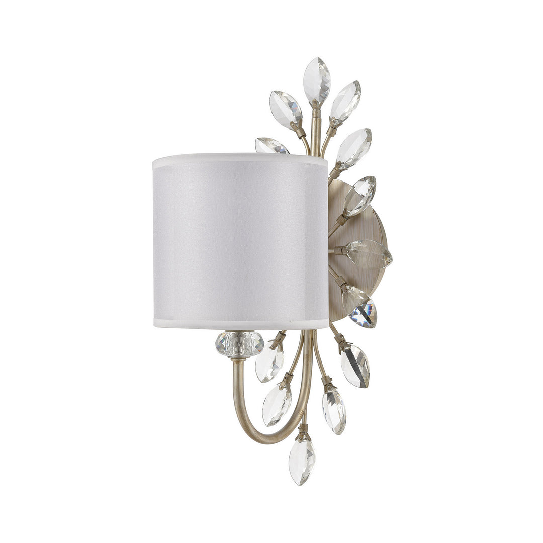 Elk Asbury 16276/1 Wall Sconce Light - Aged Silver