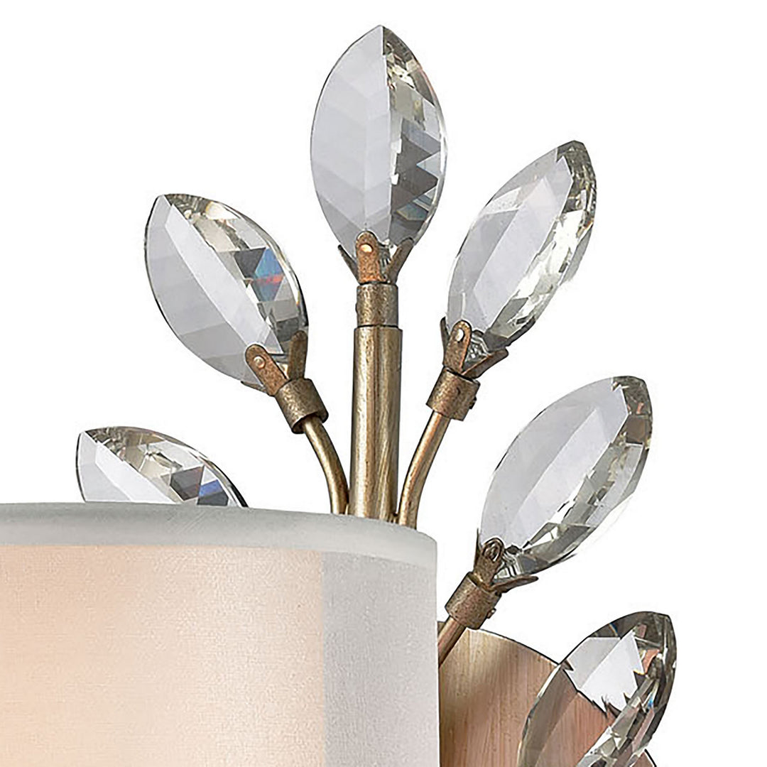 Elk Asbury 16276/1 Wall Sconce Light - Aged Silver