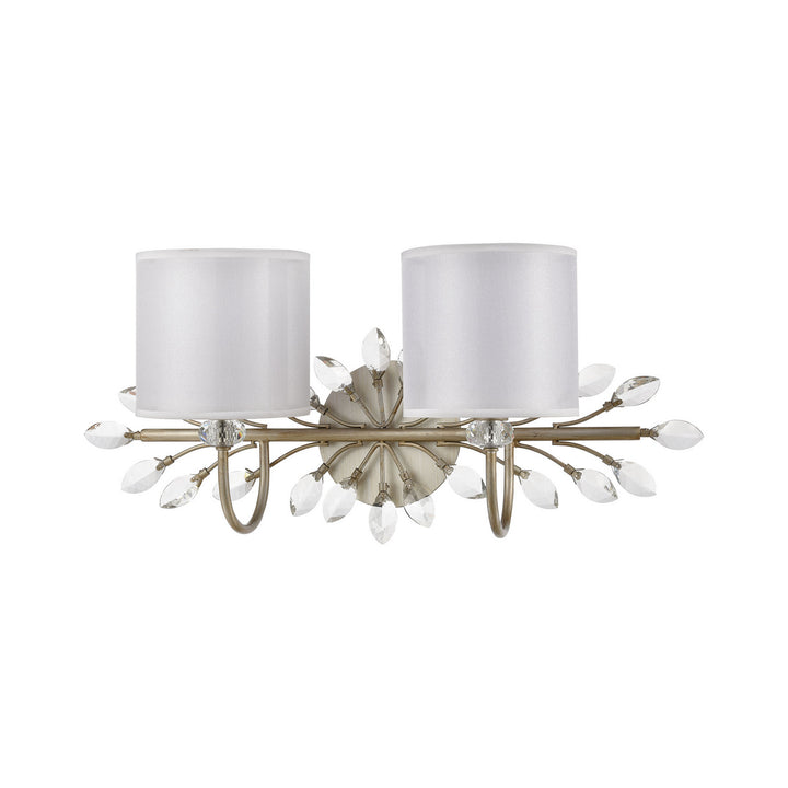 Elk Asbury 16277/2 Bath Vanity Light 24 in. wide - Aged Silver