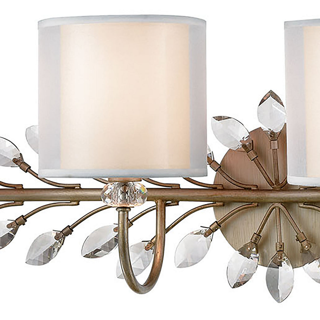 Elk Asbury 16279/4 Bath Vanity Light 42 in. wide - Aged Silver