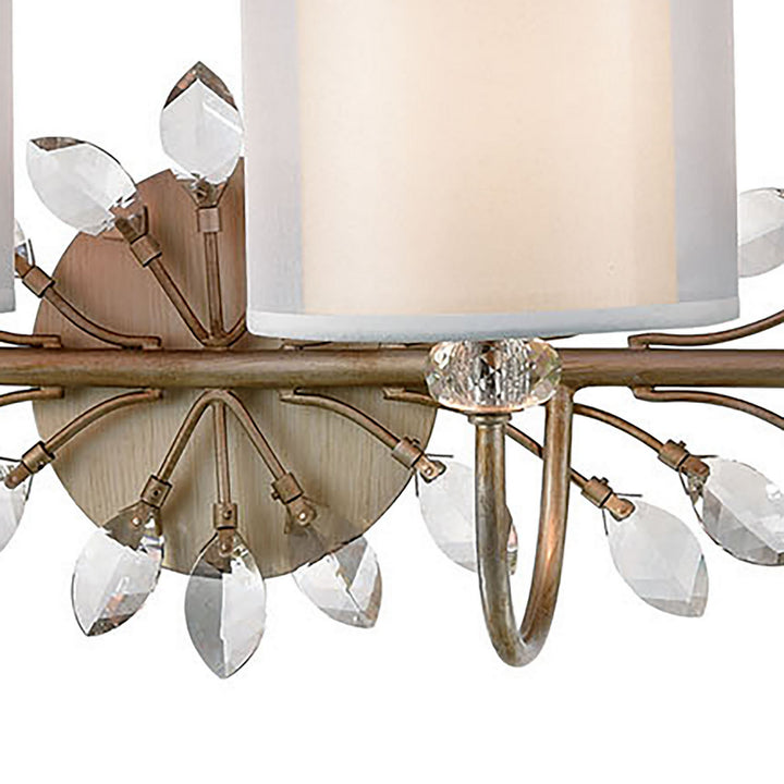 Elk Asbury 16279/4 Bath Vanity Light 42 in. wide - Aged Silver