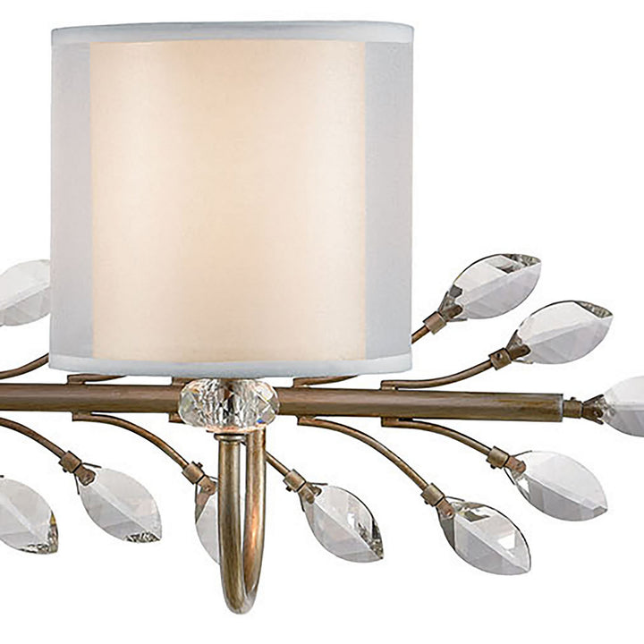 Elk Asbury 16279/4 Bath Vanity Light 42 in. wide - Aged Silver