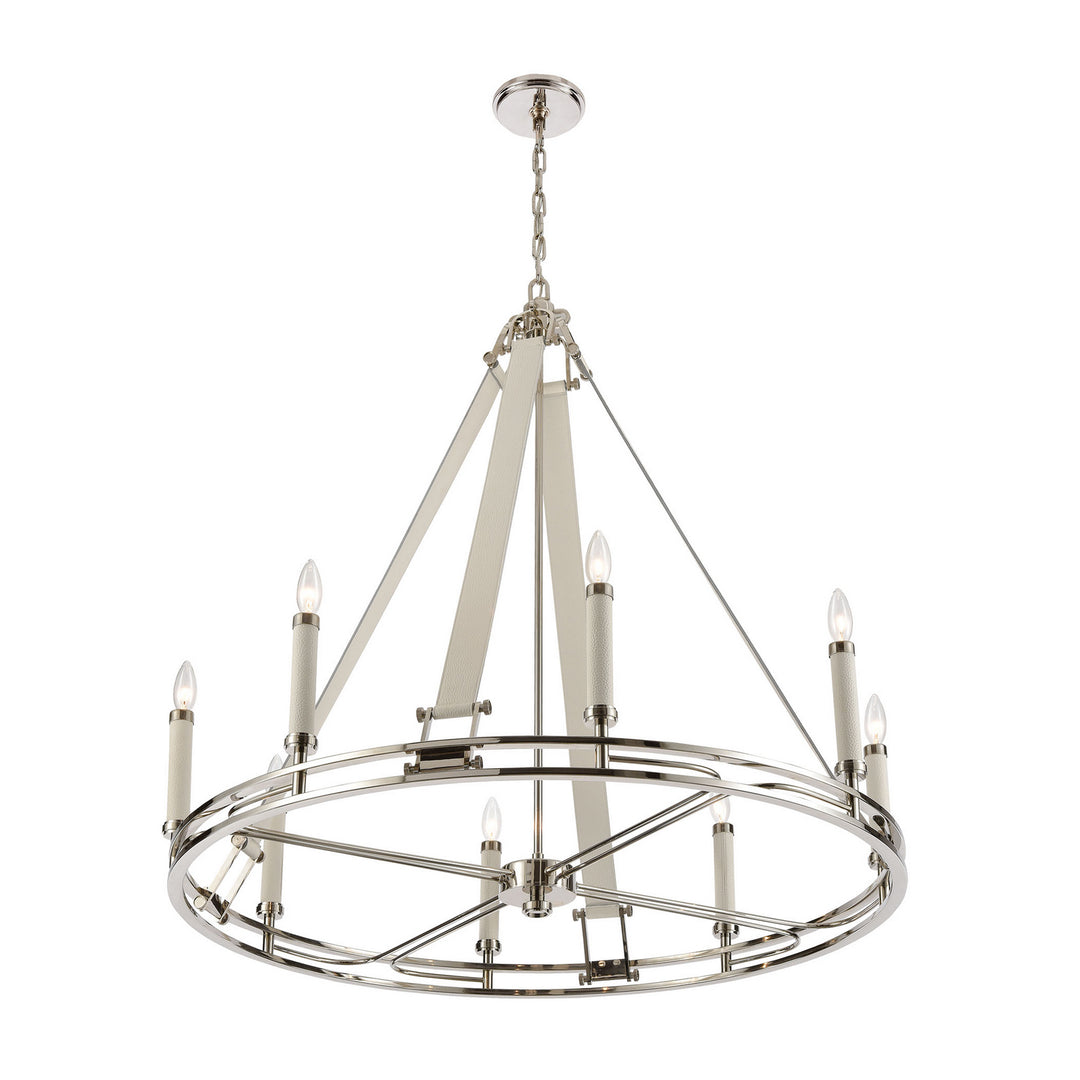 Elk Bergamo 16353/8 Chandelier Light - Polished Nickel