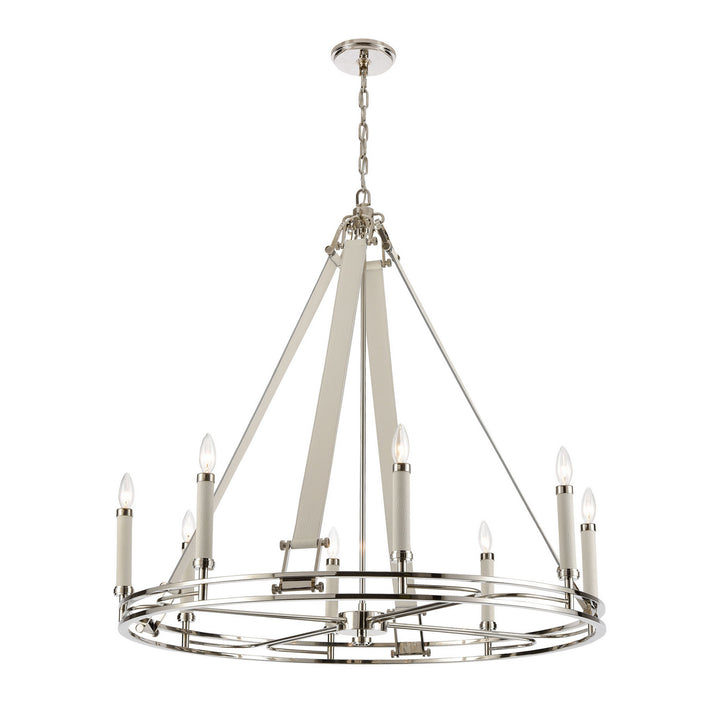 Elk Bergamo 16353/8 Chandelier Light - Polished Nickel