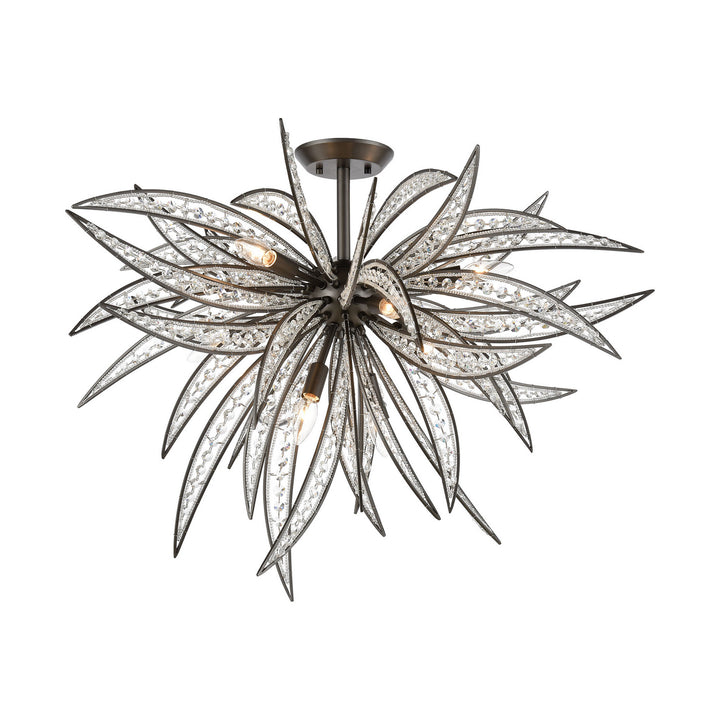 Elk Naples 16363/8 Chandelier Light - Dark Graphite