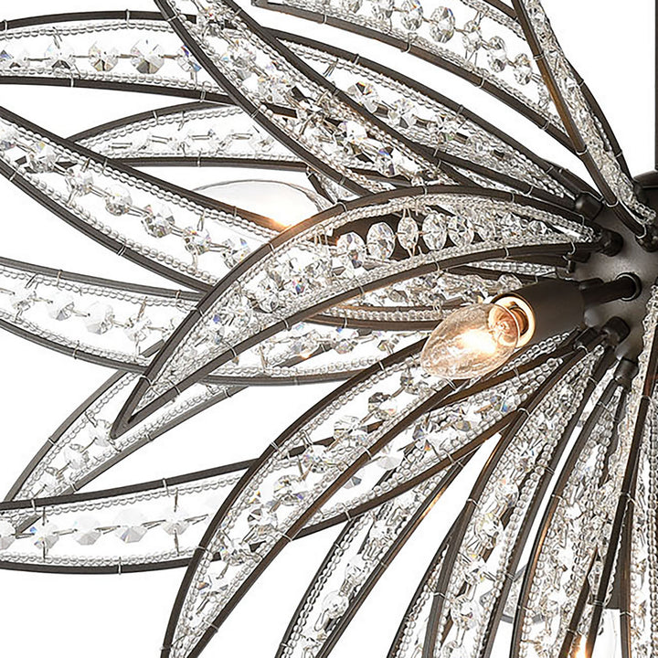 Elk Naples 16363/8 Chandelier Light - Dark Graphite