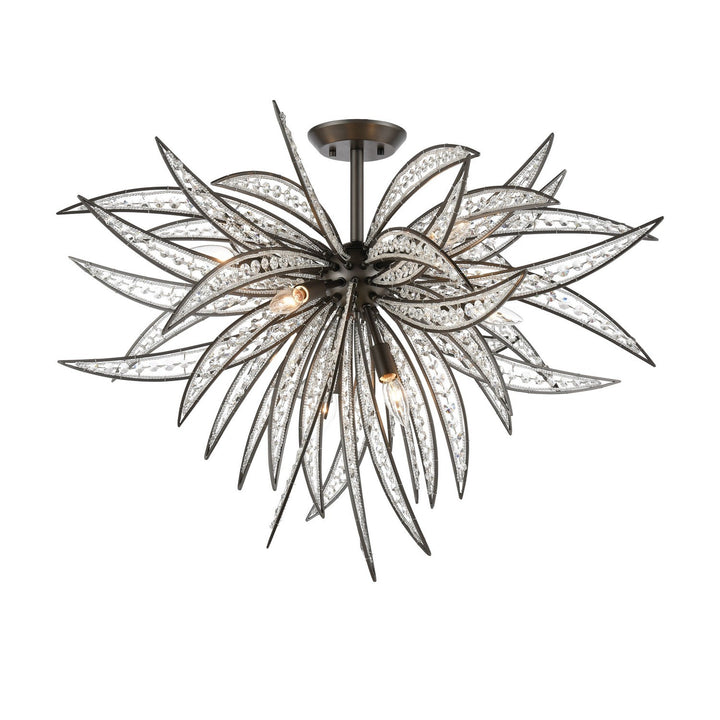 Elk Naples 16363/8 Chandelier Light - Dark Graphite