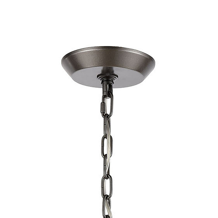 Elk Naples 16364/8 Chandelier Light - Dark Graphite