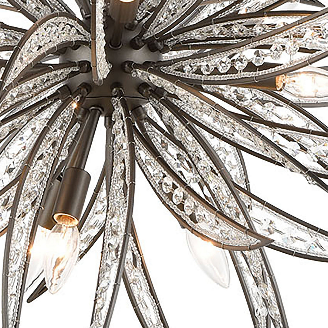 Elk Naples 16365/11 Chandelier Light - Dark Graphite
