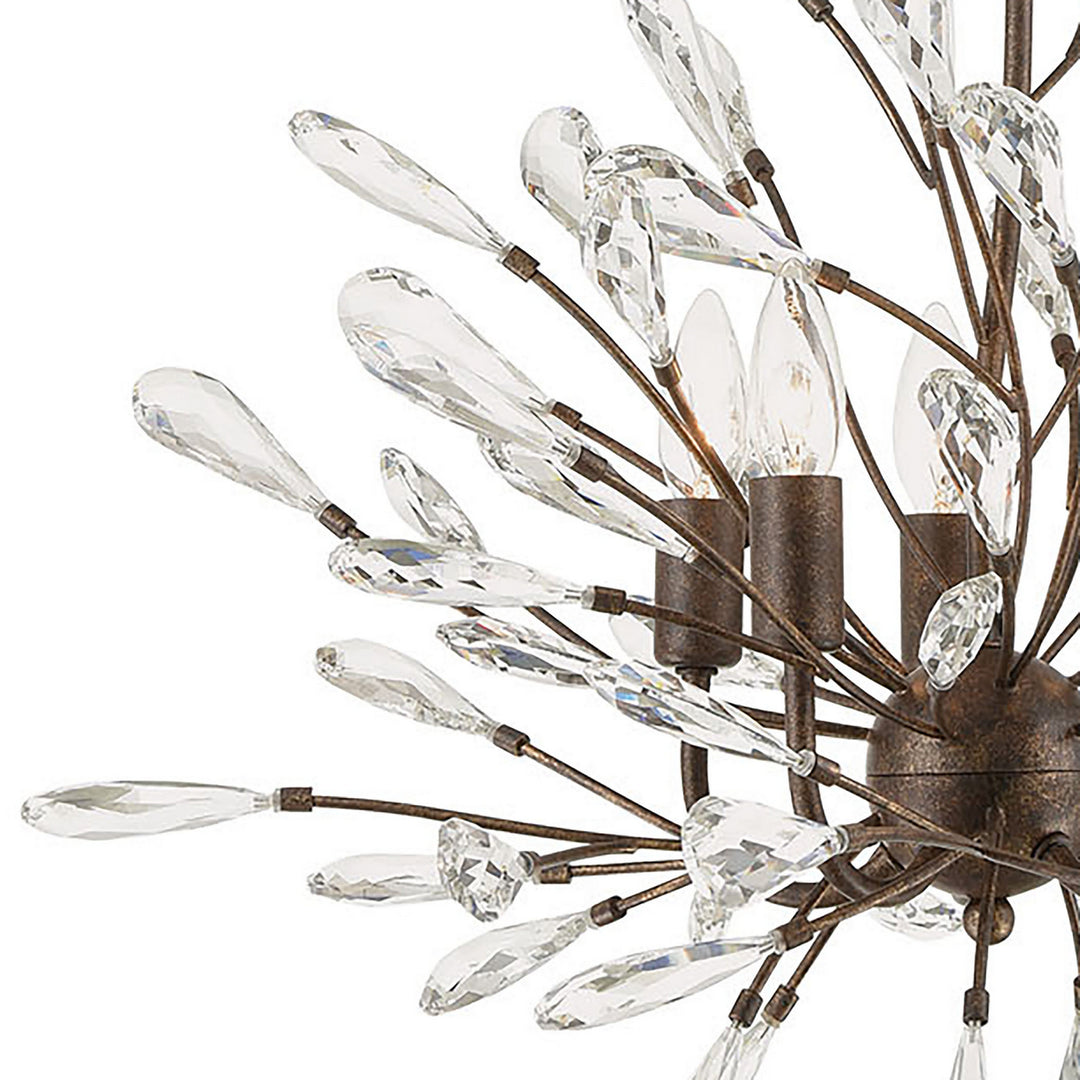 Elk Crislett 18257/5 Chandelier Light - Sunglow Bronze