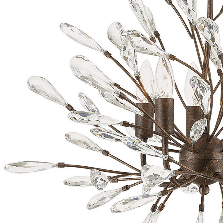 Elk Crislett 18257/5 Chandelier Light - Sunglow Bronze
