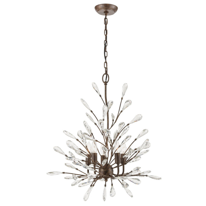 Elk Crislett 18257/5 Chandelier Light - Sunglow Bronze