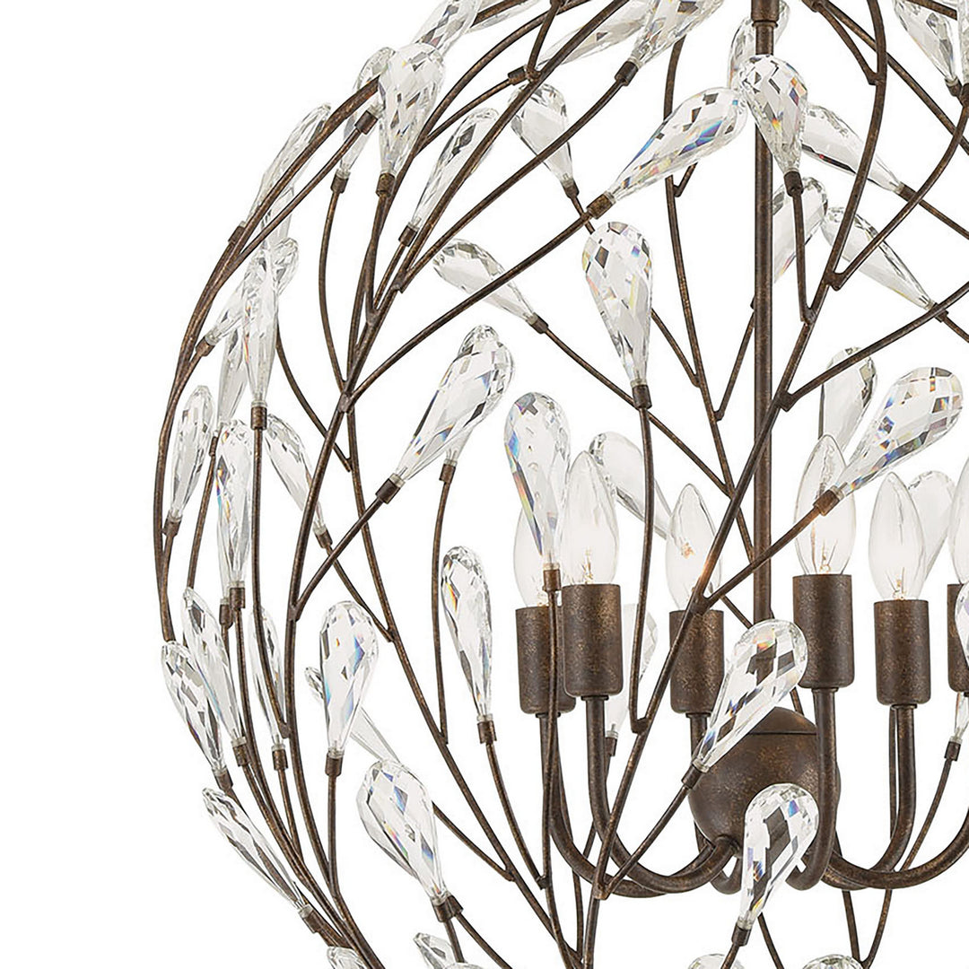 Elk Crislett 18258/6 Chandelier Light - Sunglow Bronze
