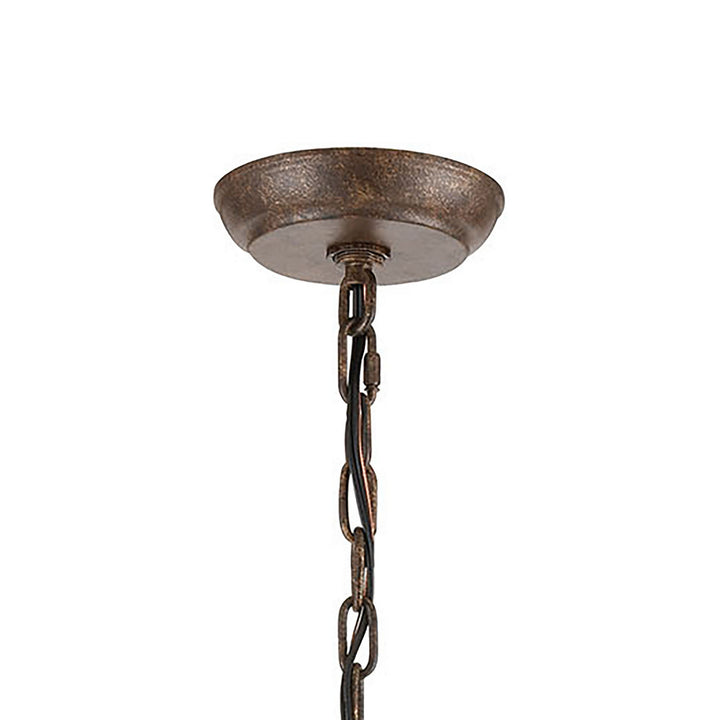 Elk Crislett 18258/6 Chandelier Light - Sunglow Bronze