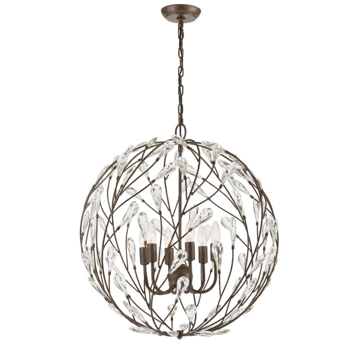 Elk Crislett 18258/6 Chandelier Light - Sunglow Bronze