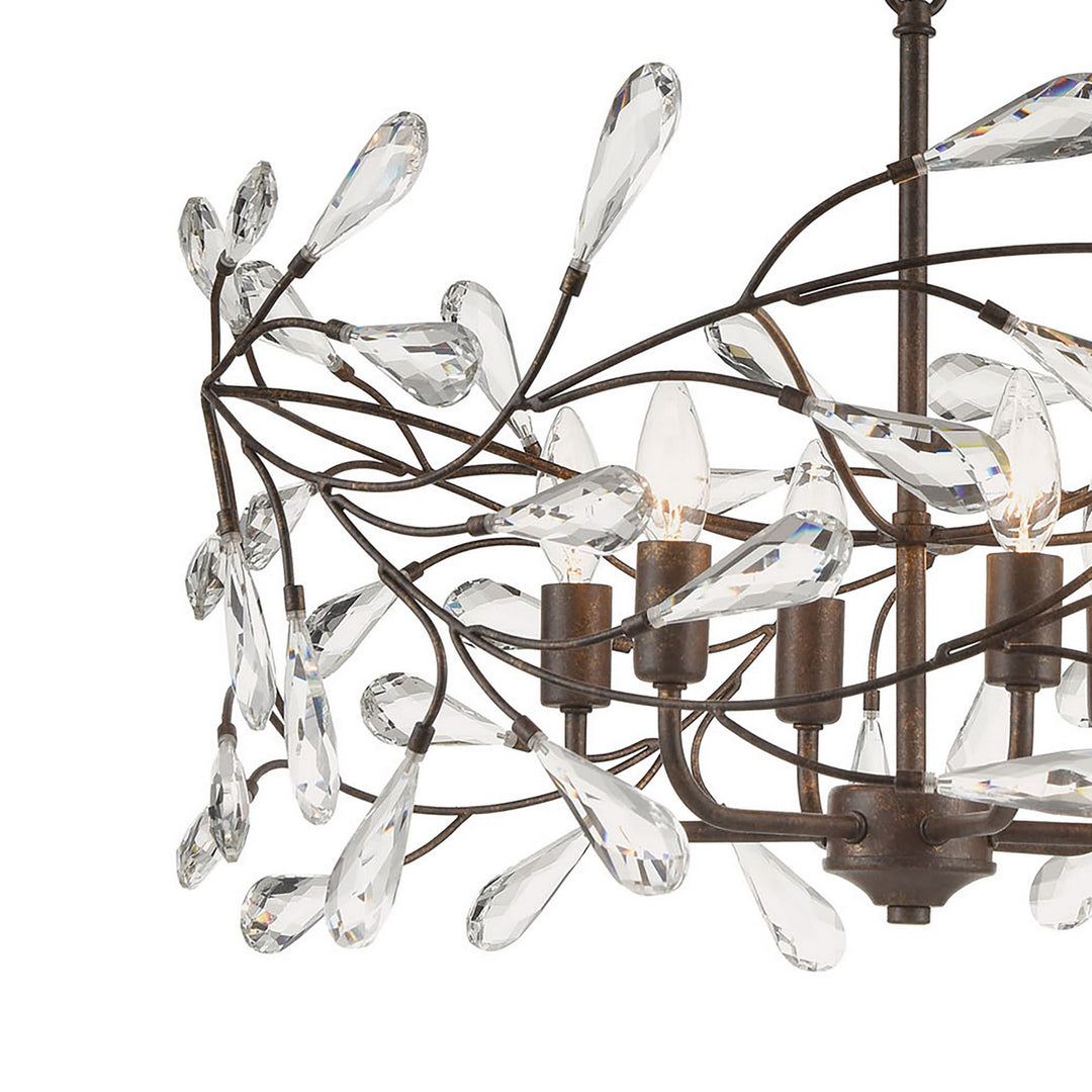 Elk Crislett 18259/6 Pendant Light - Sunglow Bronze