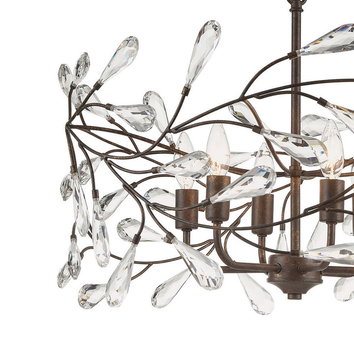 Elk Crislett 18259/6 Pendant Light - Sunglow Bronze