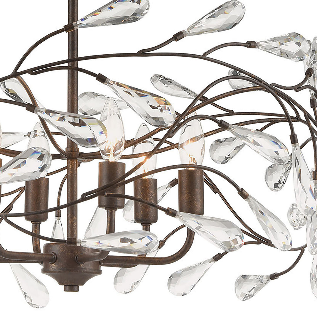 Elk Crislett 18259/6 Pendant Light - Sunglow Bronze
