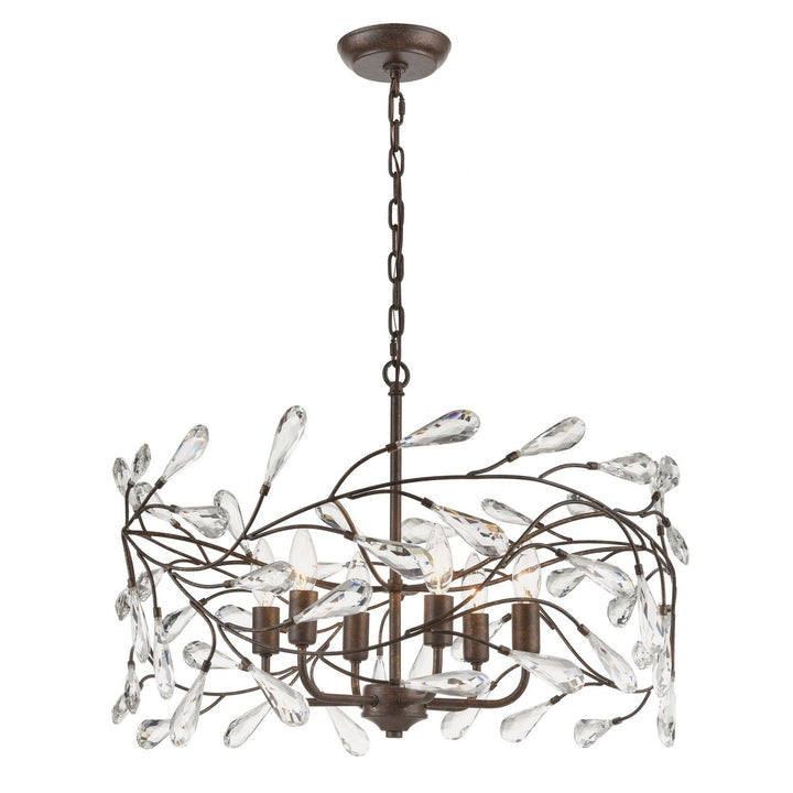 Elk Crislett 18259/6 Pendant Light - Sunglow Bronze