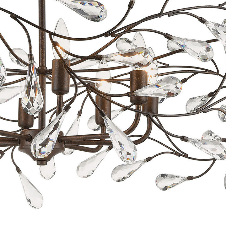 Elk Crislett 18260/8 Pendant Light - Sunglow Bronze