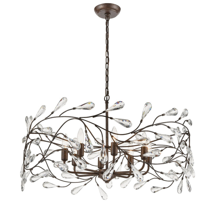 Elk Crislett 18260/8 Pendant Light - Sunglow Bronze