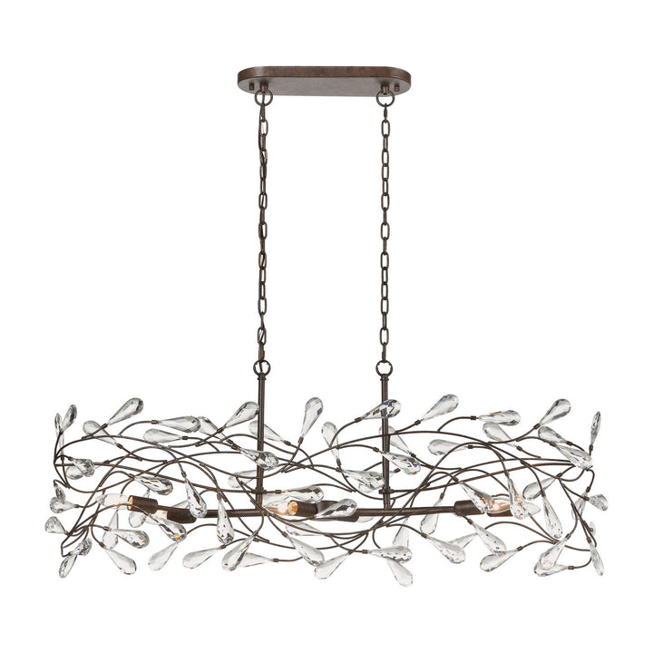 Elk Crislett 18261/6 Pendant Light - Sunglow Bronze