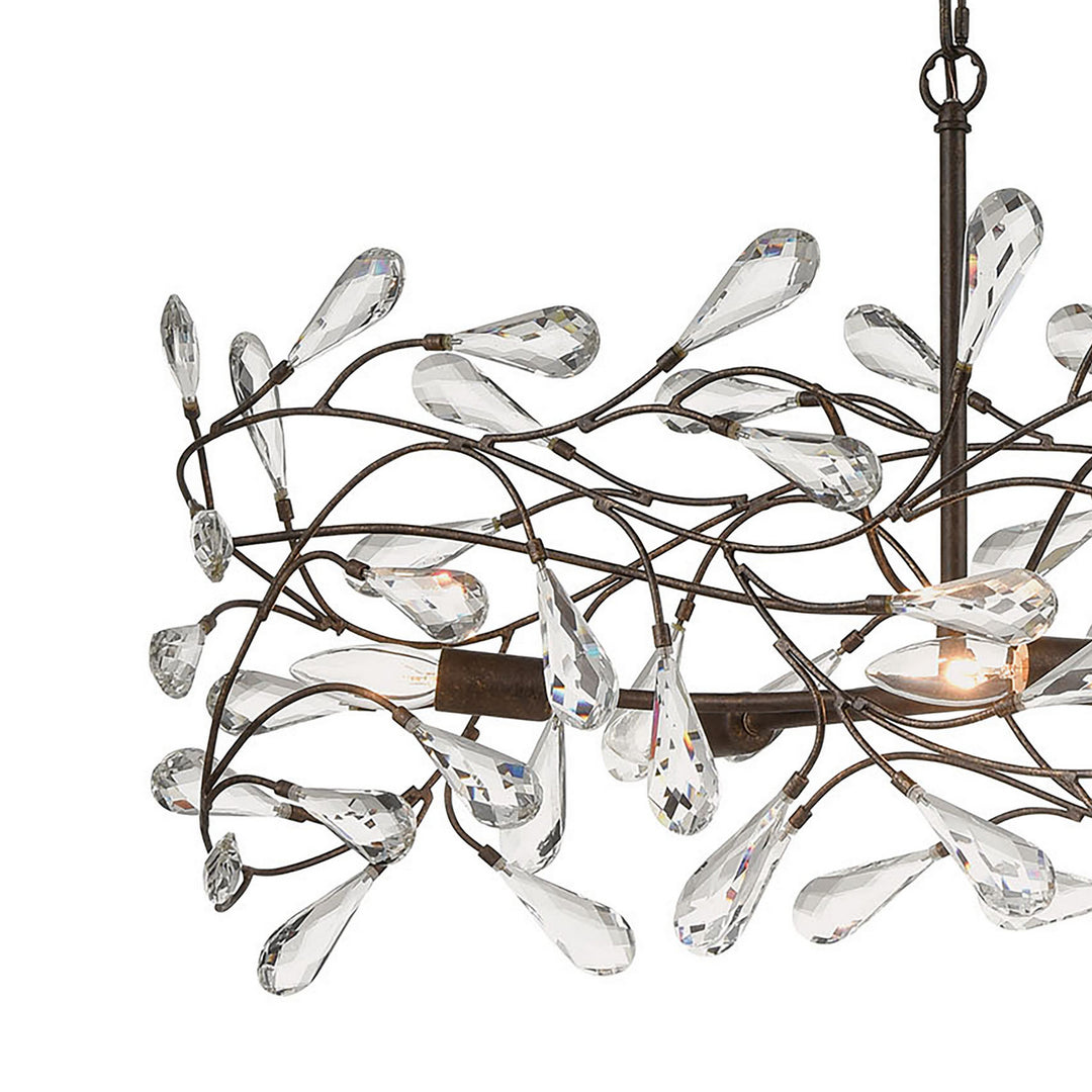 Elk Crislett 18261/6 Pendant Light - Sunglow Bronze