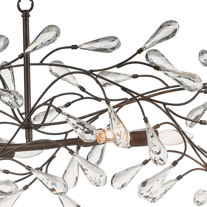 Elk Crislett 18261/6 Pendant Light - Sunglow Bronze