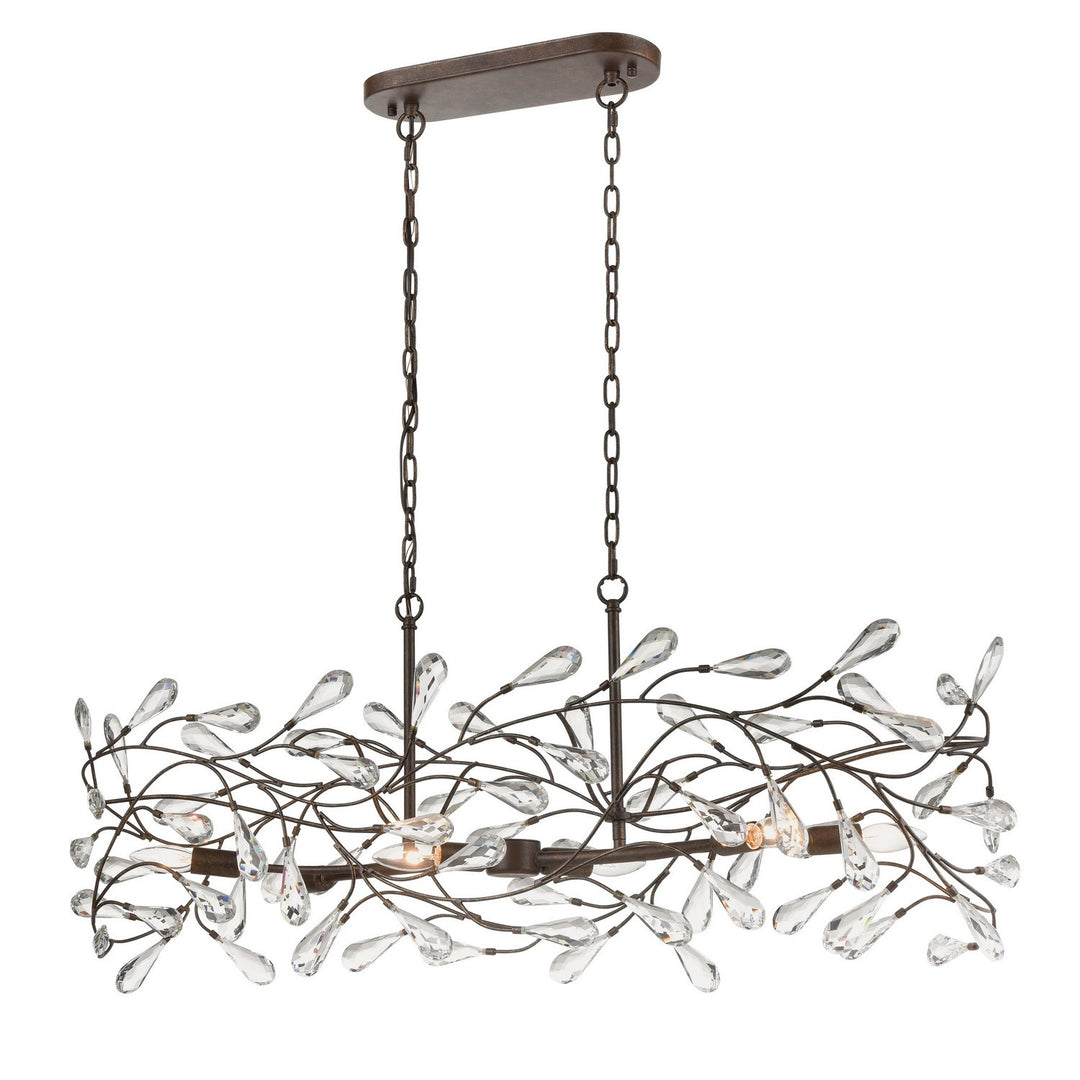 Elk Crislett 18261/6 Pendant Light - Sunglow Bronze
