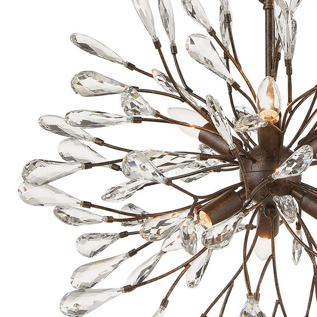 Elk Crislett 18287/6 Chandelier Light - Sunglow Bronze
