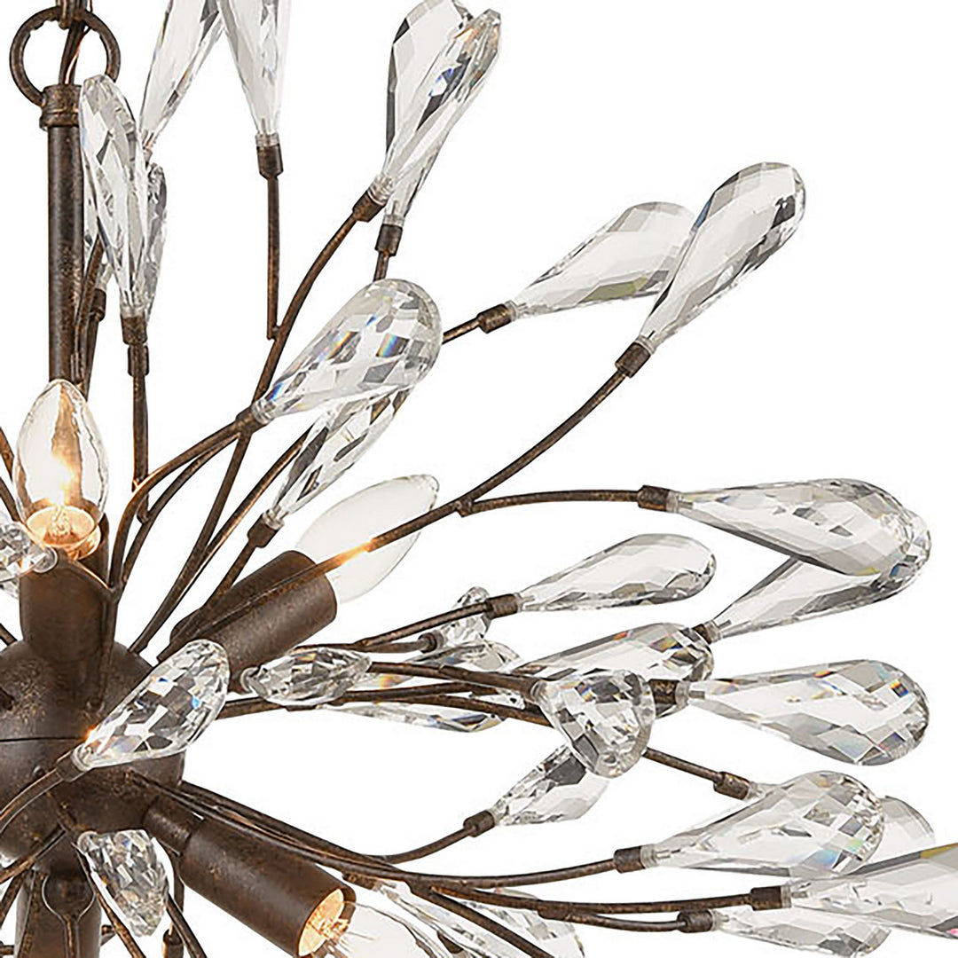 Elk Crislett 18287/6 Chandelier Light - Sunglow Bronze