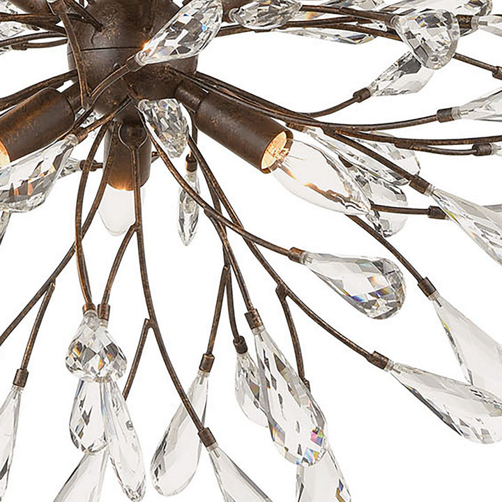 Elk Crislett 18287/6 Chandelier Light - Sunglow Bronze
