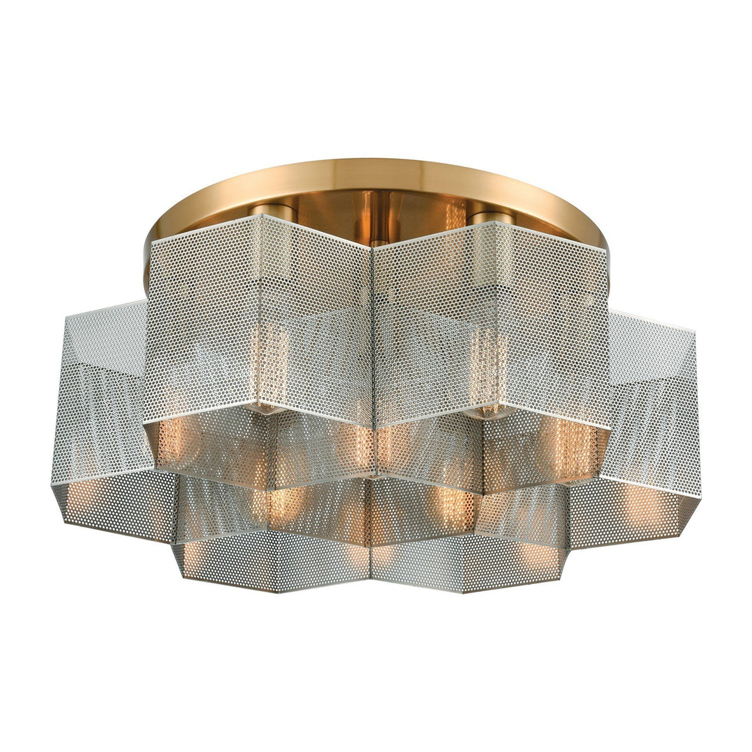 Elk Compartir 21109/7 Ceiling Light - Polished Nickel