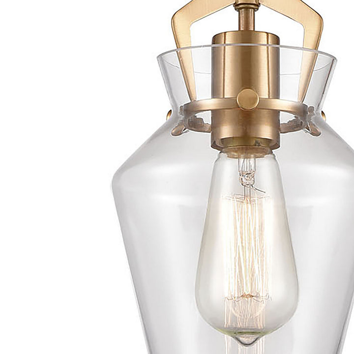 Elk Caliper 21171/1 Pendant Light - Satin Brass