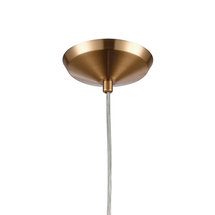 Elk Caliper 21171/1 Pendant Light - Satin Brass