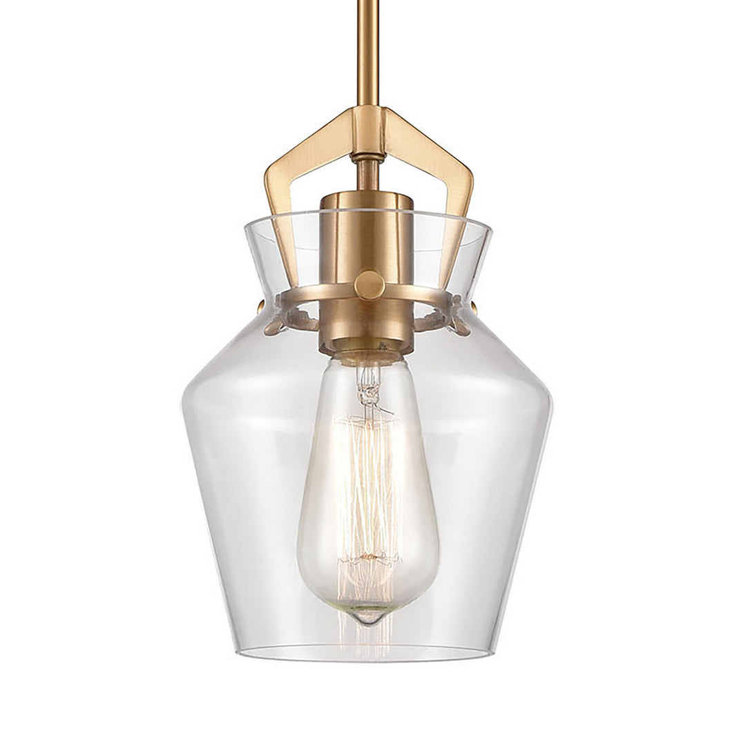 Elk Caliper 21171/1 Pendant Light - Satin Brass