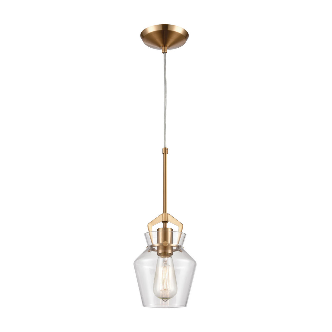 Elk Caliper 21171/1 Pendant Light - Satin Brass