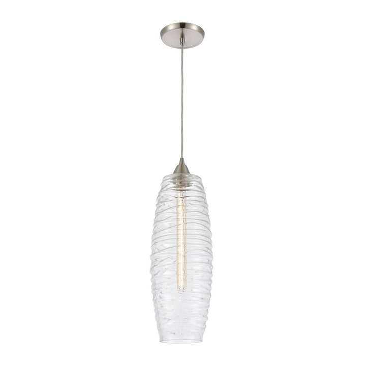 Elk Liz 21192/1 Pendant Light - Satin Nickel