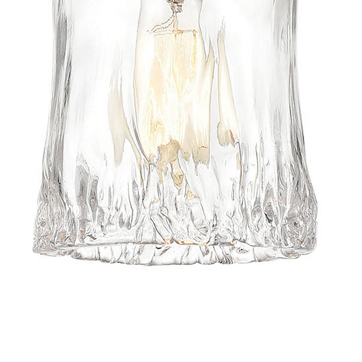 Elk Hand Formed Glass 21200/1 Pendant Light - Satin Nickel
