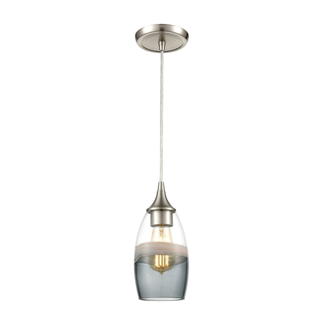 Elk Sutter Creek 25098/1 Pendant Light - Satin Nickel