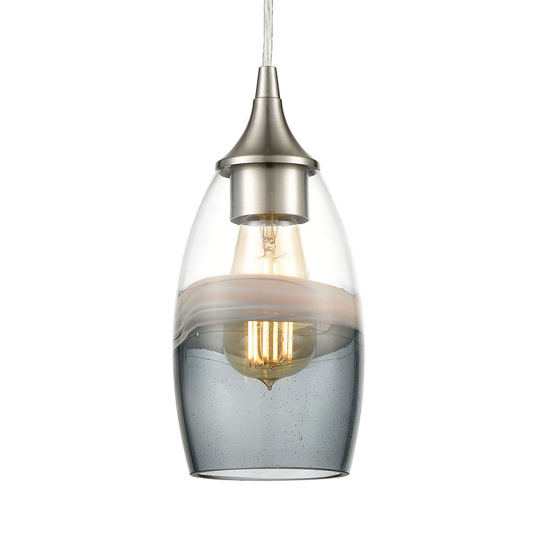 Elk Sutter Creek 25098/3 Pendant Light - Satin Nickel