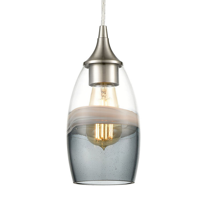 Elk Sutter Creek 25098/3 Pendant Light - Satin Nickel