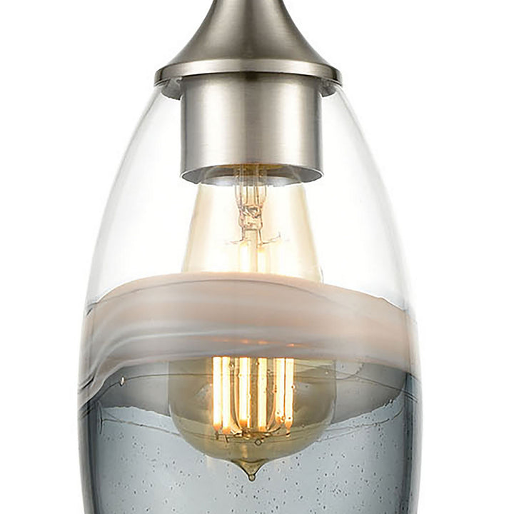 Elk Sutter Creek 25098/3 Pendant Light - Satin Nickel