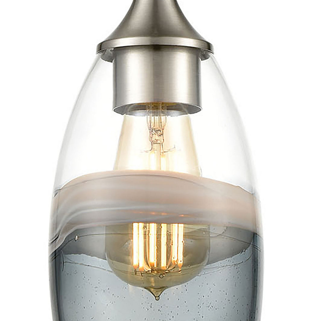 Elk Sutter Creek 25098/3L Pendant Light - Satin Nickel