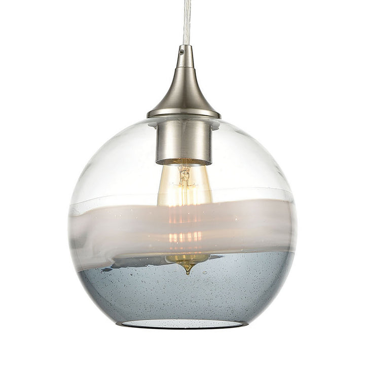 Elk Sutter Creek 25099/1 Pendant Light - Satin Nickel