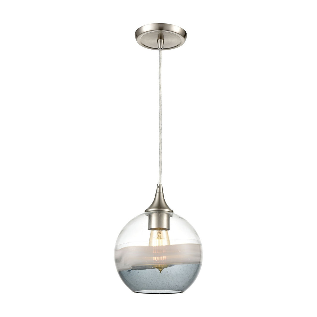 Elk Sutter Creek 25099/1 Pendant Light - Satin Nickel