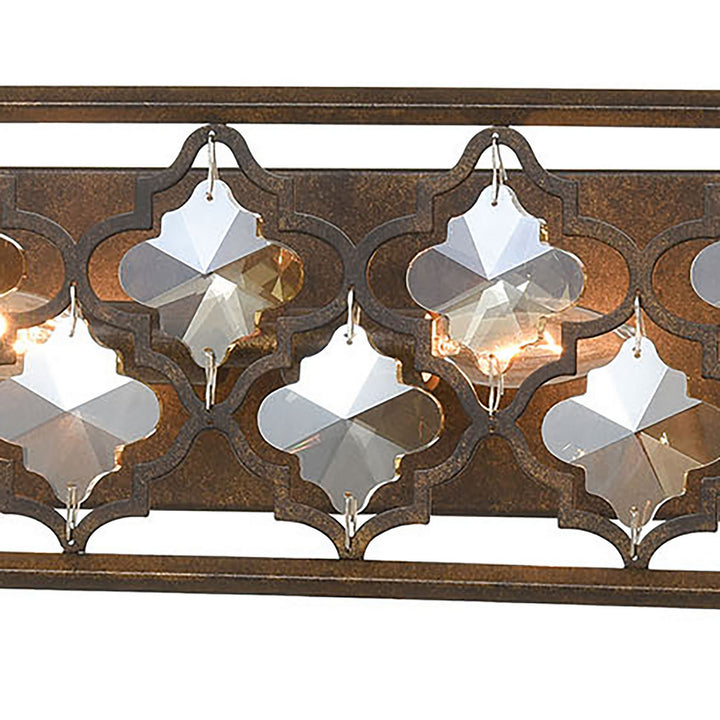 Elk Armand 31111/6 Bath Vanity Light 39 in. wide - Weathered Bronze
