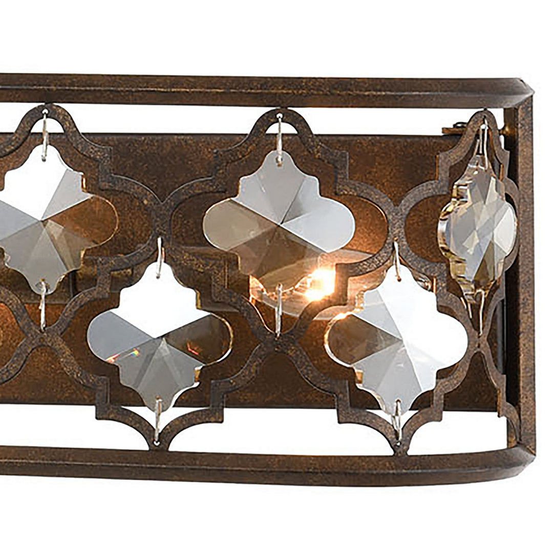 Elk Armand 31111/6 Bath Vanity Light 39 in. wide - Weathered Bronze