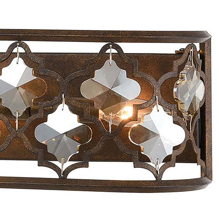 Elk Armand 31111/6 Bath Vanity Light 39 in. wide - Weathered Bronze
