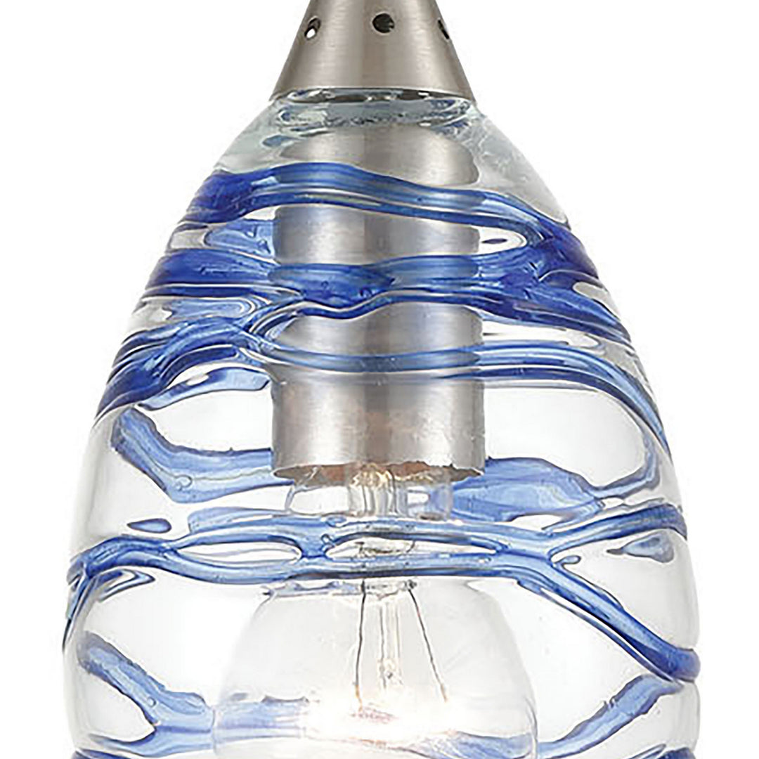 Elk Vines 31742/1 Pendant Light - Satin Nickel
